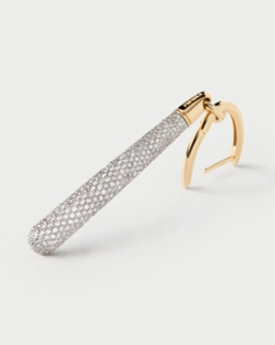 Одиночная серьга Pav Supreme Jupiter серебро 925 пробы покрытое золотом