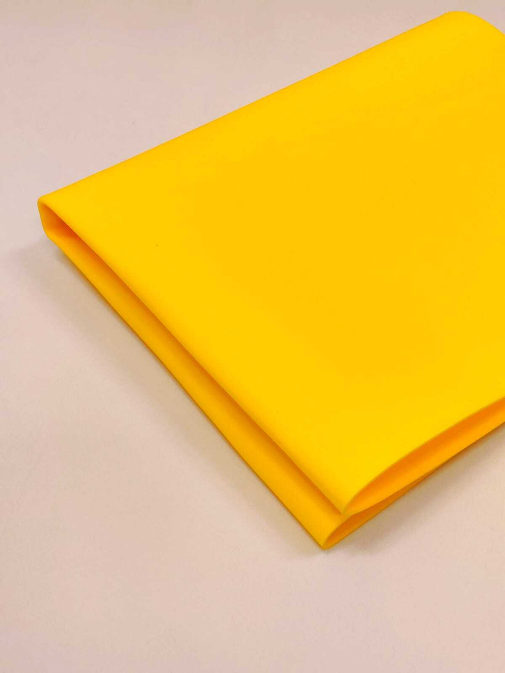 Фоамиран Иран 2 мм 60х70 см #212 Ярко-желтый