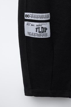 ZARA БРЮКИ BARREL С ЭТИКЕТКОЙ, ЧЕРНЫЙ