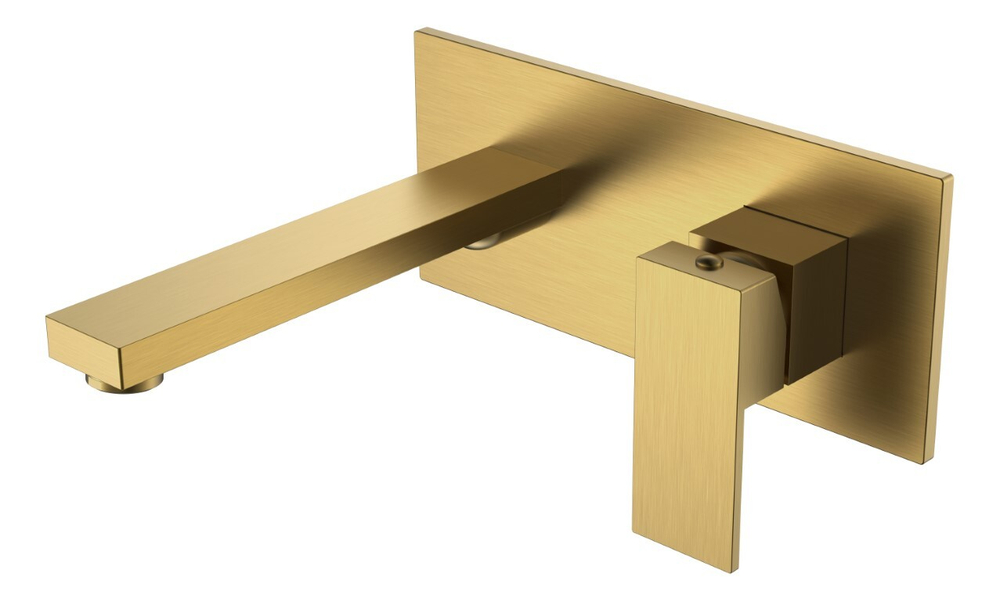 Boheme Смеситель для умывальника из стены Qubic Bronze