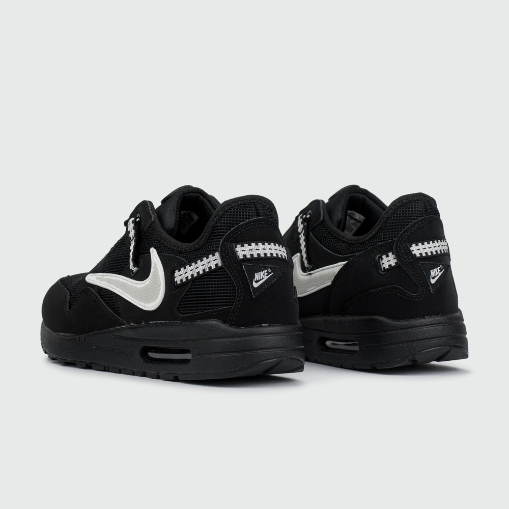Кроссовки Nike Air Max 1 x Travis Scott Black / White