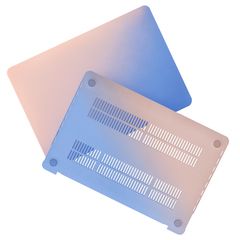 Чехол градиент Hardshell Case для Macbook Pro 16" (2019г) (A2141) (Синий с розовым)