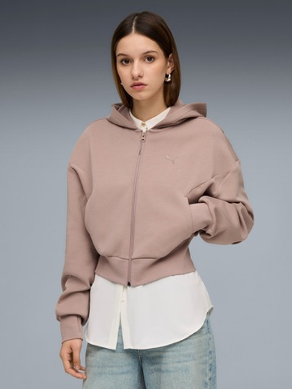 Толстовка женская PUMA PUMATECH SENSE Full-Zip Soft Touch Drycell Hoodie DK