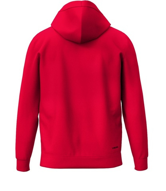 Мужская теннисная кофта Head Club Original Hoodie - красный
