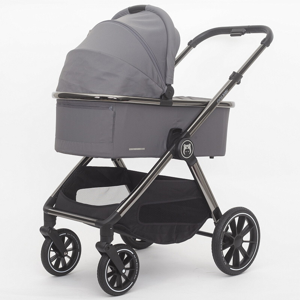 Детская коляска 2 в 1 Ining Baby KR 345 pro grey