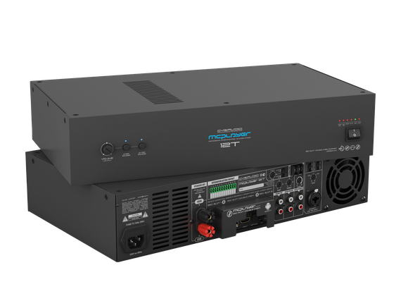 CVGAUDIO MCPLAYER 12T профессиональный микшер-усилитель, мощность 120W/100V