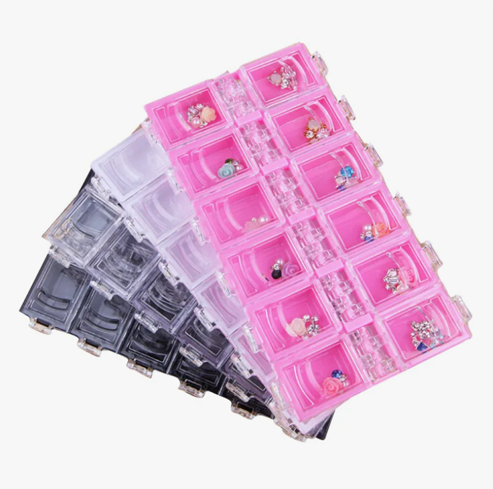 Бокс для страз и мелочей 12 ячеек