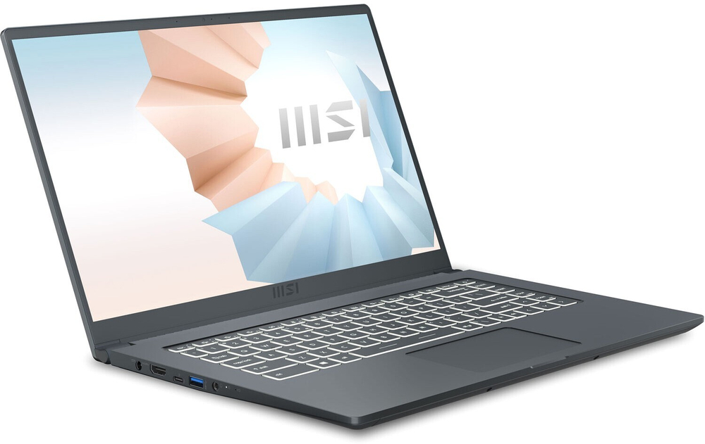 Ноутбук 15.6" MSI Modern 15 A11SBU-475RU (9S7-155266-475) silver