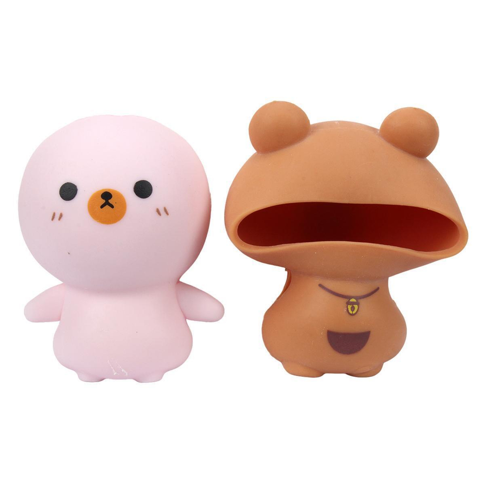 Мякиш животное, одежда снимается, 2 вида микс, с-30529