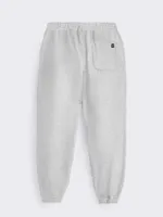 Брюки Hardlunch Logo оверсайз меланж серые