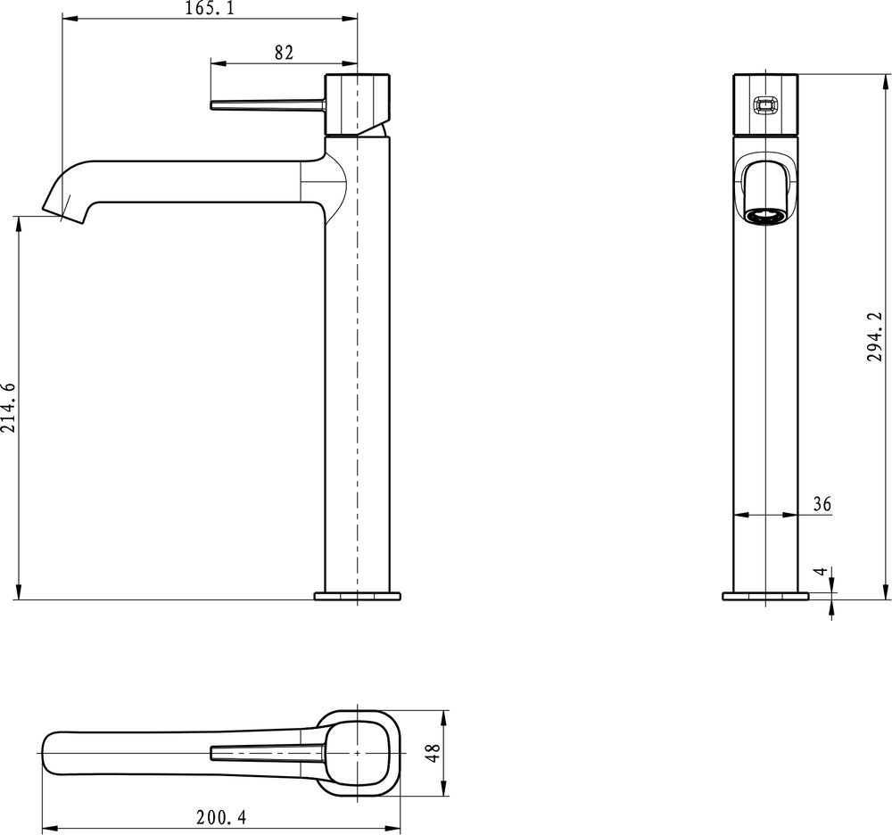 Смеситель для раковины STWORKI Эстерсунд S31020CR хром