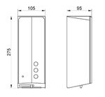 Диспенсер для мыла сенсорный 1000 мл. нерж. сталь AUTOMATICS 03039.N чёрный