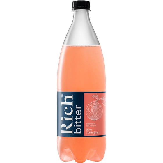 Напиток безалкогольный Биттер Грейпфрут 1 л "РИЧ" ПЭТ [12]