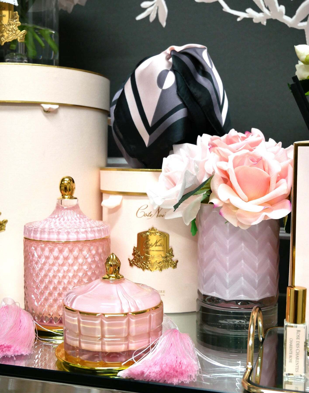 Свеча ароматическая Cote Noire Art Deco Pink & Gold