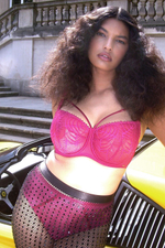 Ярко-розовый бюстгальтер Beverly с мягкой чашкой на косточке (Размер: 75E) (Цвет: ярко-розовый)