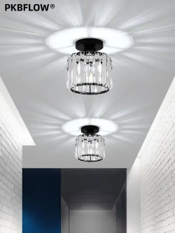 Светильник потолочный Лофт,Потолочный светильник,Черный круглый,В комплекте без лампочек,E27