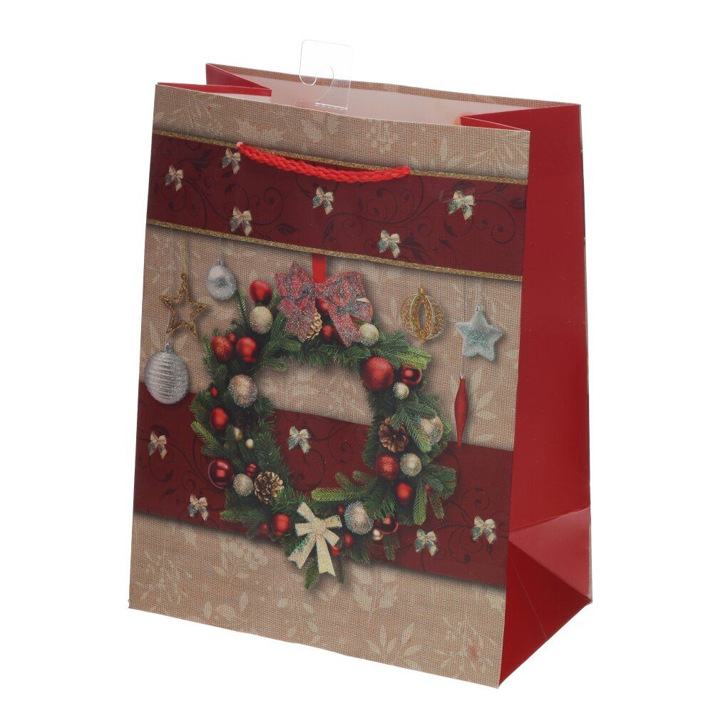 GAEM Пакет подарочный S (бумага 210г/м2, блок 12шт), L18 W10 H23 см, 4в.