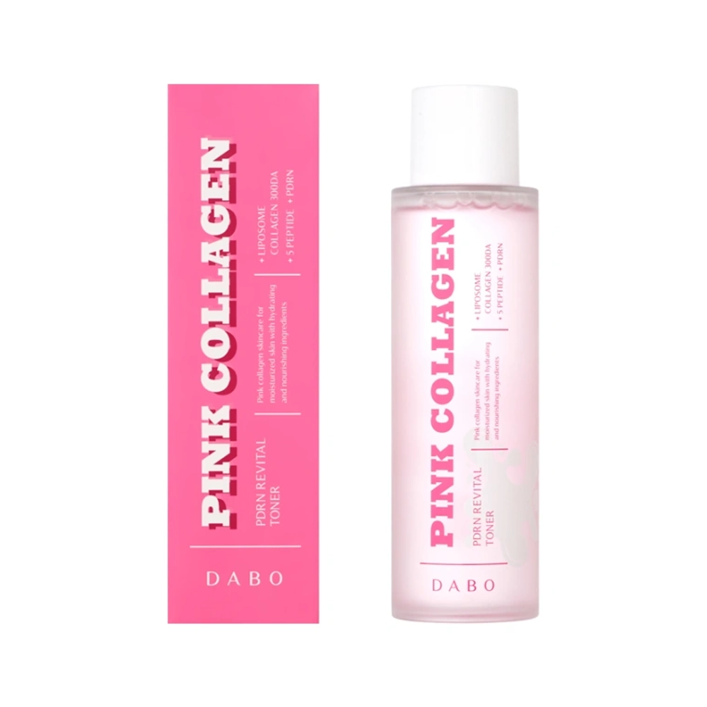 Тонер с коллагеном и ПДРН DABO Pink Collagen PDRN Revital Toner, 150 ml