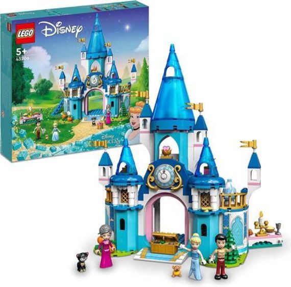 Lego konstruktor 43206 Cinderella and Prince Charming&#39;s Castle