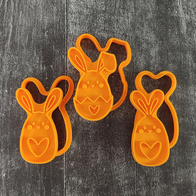 Штамп Три зайки