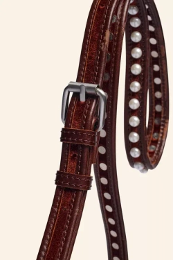 ZARA КОЖАНАЯ СУМКА ЧЕРЕЗ ПЛЕЧО С ЖЕМЧУГОМ В ФОРМЕ СЕРДЦА - LIMITED EDITION, КОРИЧНЕВЫЙ