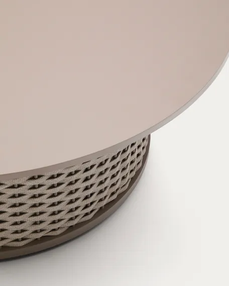 Уличный журнальный столик Sedalis Ø100 см, серый