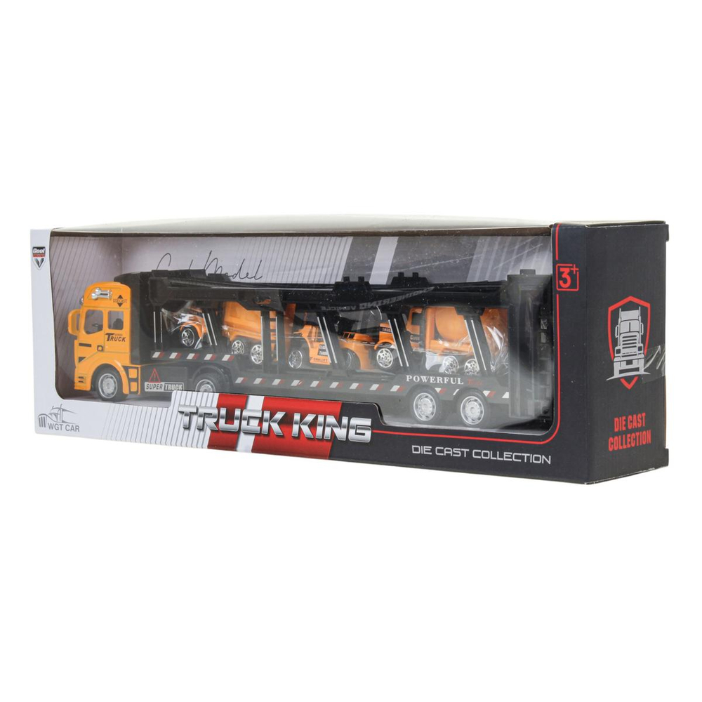 Автовоз ин. + 3 машинки, коробка W2212-12A