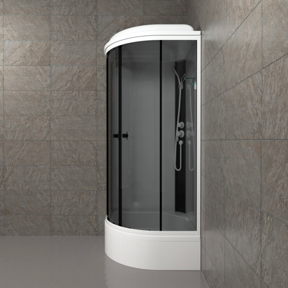 Душевая Кабина Triton Грэй-Вайт 90*90 В