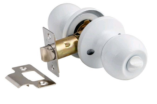 Защелка-Комплект  S-Locked 6072-03  White круглая фиксатор БЕЛЫЙ /121337