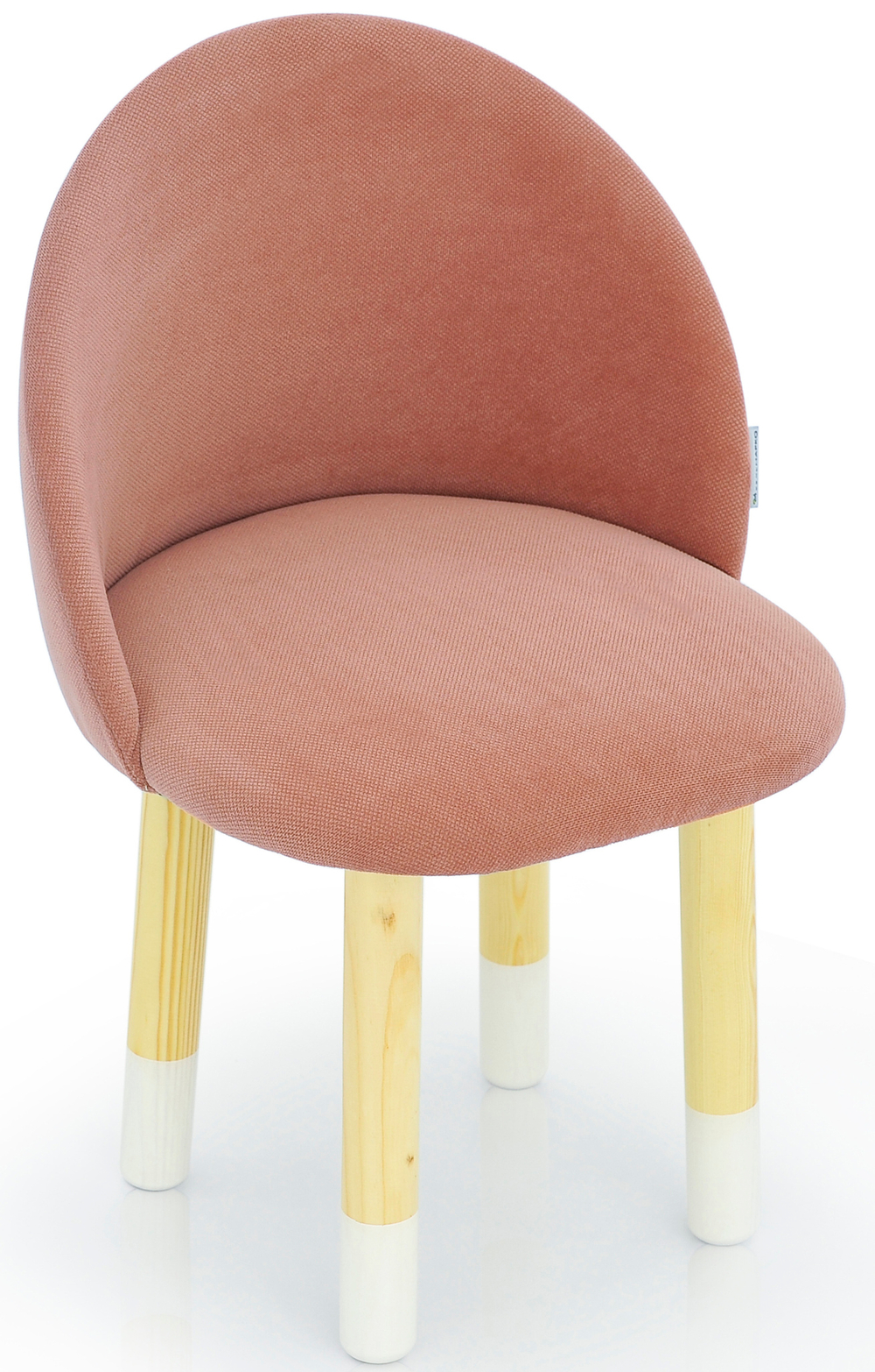 Детский мягкий стул Бельмарко Stumpa пудровый