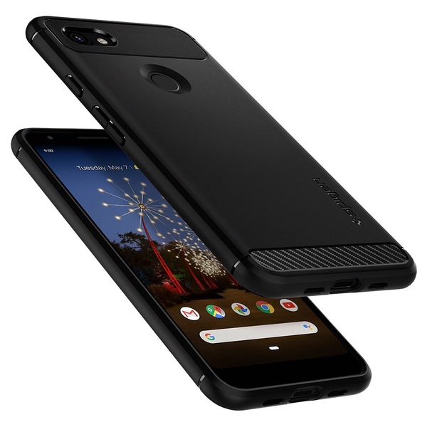 Чехол Spigen Rugged Armor для Google Pixel 3A (Black)