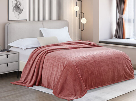 Плед велсофт 180х200 "ПВ3" (300гр/м2)