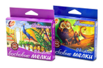 Мелки восковые "Фантазия", маслян. основа, 24цв. (Луч)