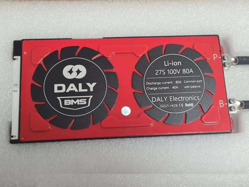 Плата контроля BMS Li-ion 27S 100V 80A