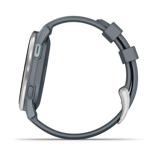 Умные часы Garmin Approach S44 Серебристый алюминиевый безель с силиконовым ремешком Twilight
