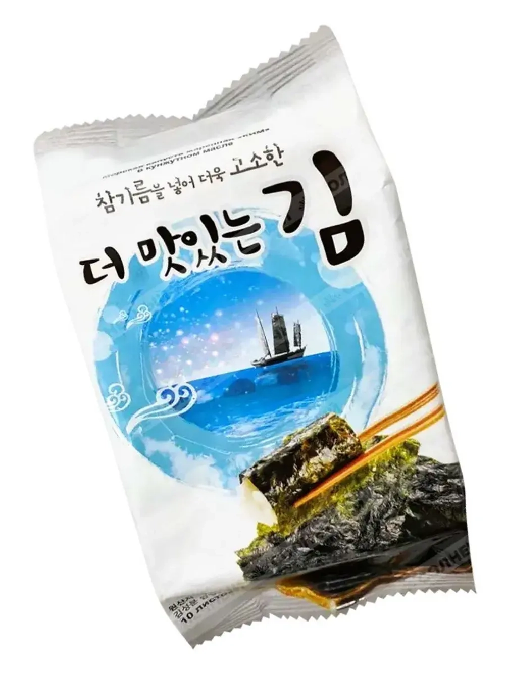 Жареная морская капуста Ким в кунжутном масле 5 г * 12 шт