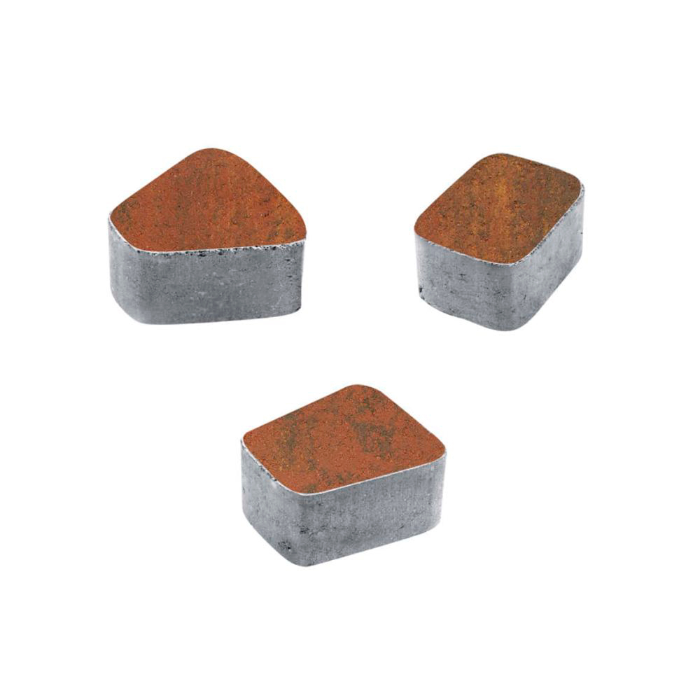 ТРОТУАРНАЯ ПЛИТКА КЛАССИКО - Б.2.КО.6 ЛИСТОПАД ГЛАДКИЙ АРАБСКАЯ НОЧЬ, КОМПЛЕКТ ИЗ 3 ВИДОВ ПЛИТ