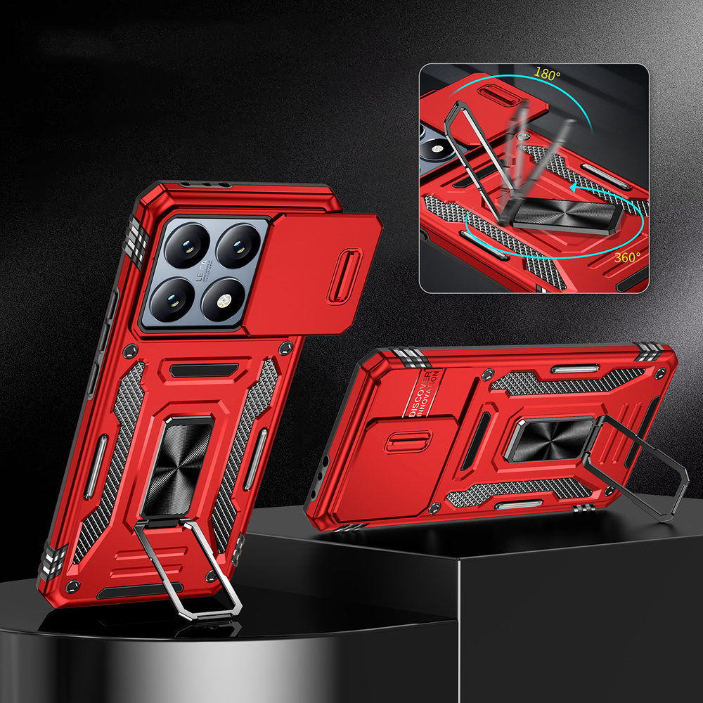 Чехол Safe Case с кольцом и защитой камеры для Xiaomi 14T Pro