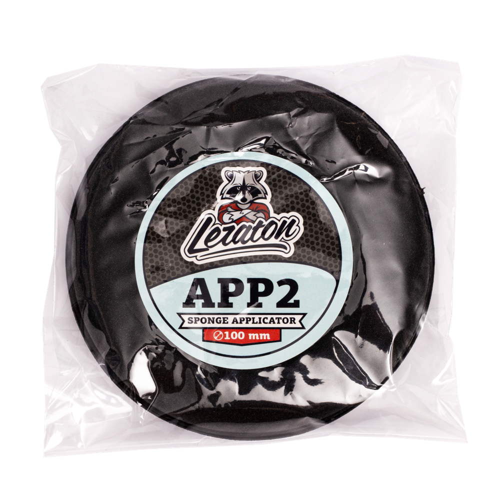 Leraton APP2 Аппликатор для восков круглый черный