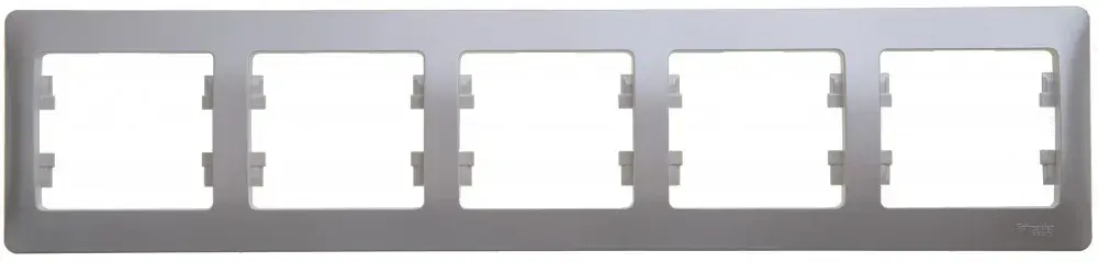GLOSSA 5-постовая РАМКА, горизонтальная, ПЕРЛАМУТР