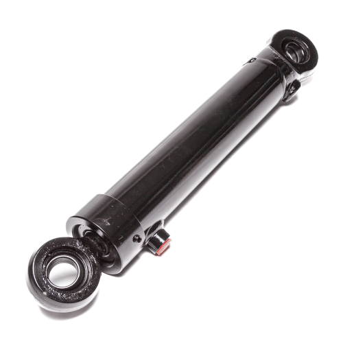 Гидроцилиндр поворота без пальцев, отверстия в разных плоскостях под угол 90 градус, МТЗ