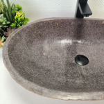 Каменная раковина из речного камня RS-63499 (66*42*16) 0124