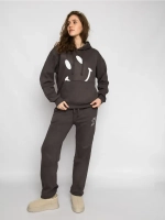 Спортивный костюм утепленный с капюшоном