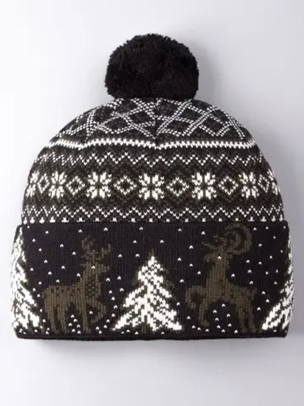 Шапка зимняя вязаная детская