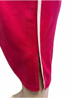 Велюровый домашний халат на молнии