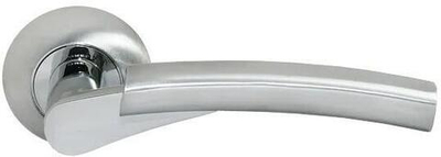 Ручка дверная "Hall" MH-19 хром матовый/хром