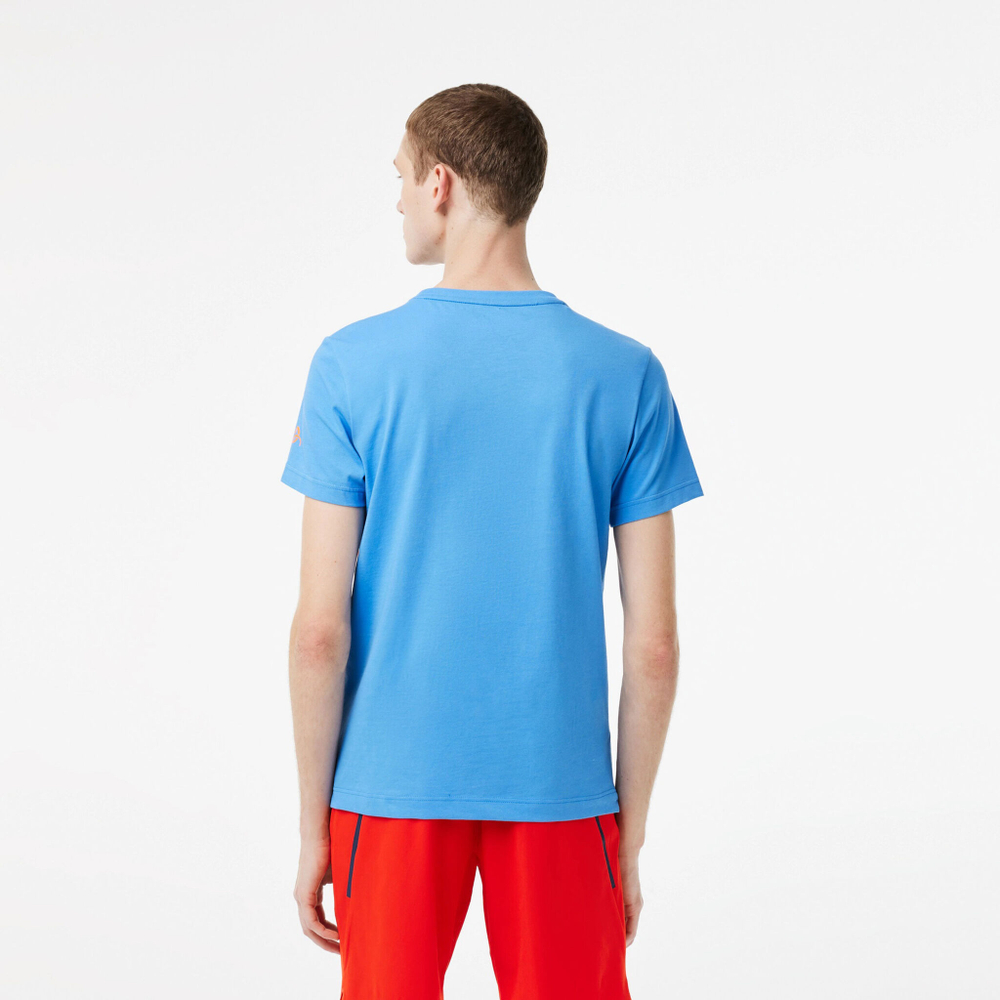 Мужское теннисное поло Lacoste T-Shirt Men - Blue