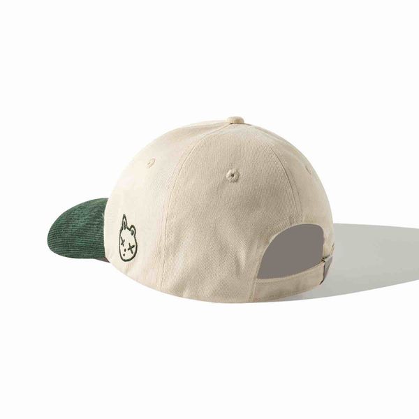 Кепка Block Graffiti logo зеленая/бежевая - фото 4