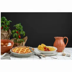 Набор обеденных тарелок in the village, D28 см, белые, 2 шт.