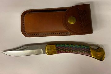 Складной нож Santa Fe Camillus Folder SF/KD86 с клинком из стали 420НС, рукоять дерево